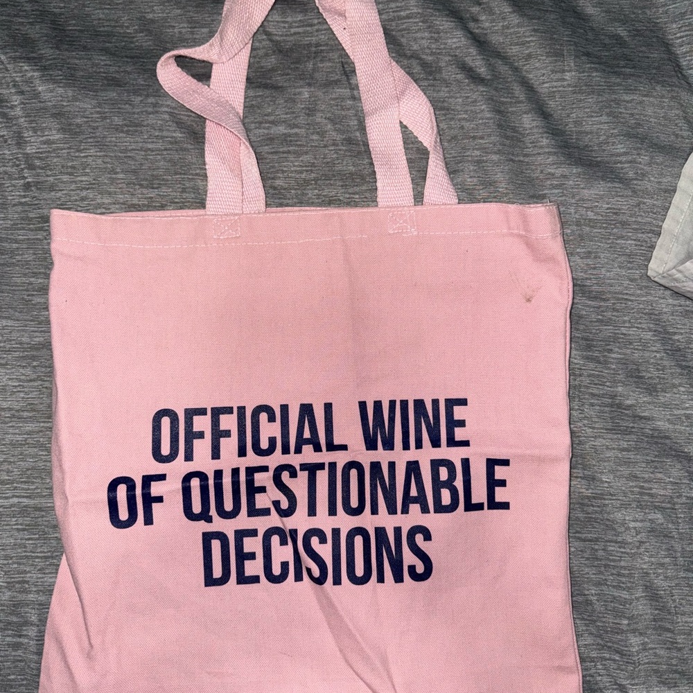 Babe Pink Tote Bag with Fun Text